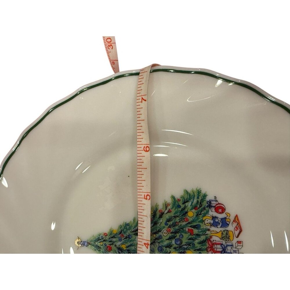 Noel Porcelle The House Of Salem 7.5" Plate Christmas Tree Holiday Set Of 3 - Picture 6 of 6